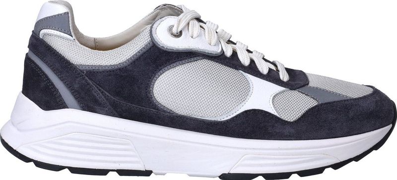 Xsensible - 33203.5 Helix - Lage Sneakers - Denim Combi - Leer/Mesh