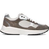 Xsensible - Helix 530 - Lage Sneakers - Taupe Combi - Leer/Mesh