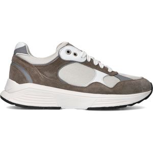 Xsensible - Helix 530 - Lage Sneakers - Taupe Combi - Leer/Mesh