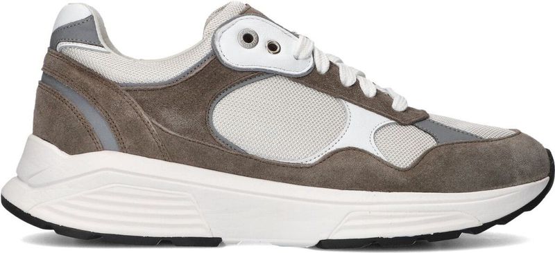 Xsensible - Helix 530 - Lage Sneakers - Taupe Combi - Leer/Mesh