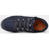 Xsensible - Bergen Stretchwalker - Wandelschoen - Navy - Leer/Mesh