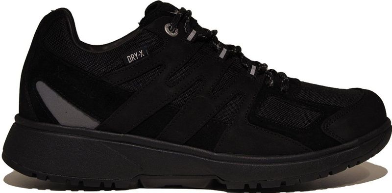 Xsensible - Bergen - Wandelschoenen - Zwart - Leer