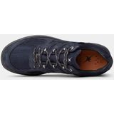 Xsensible - Bergen Stretchwalker - Wandelschoen - Navy - Ademend Mesh - Leren Overlays