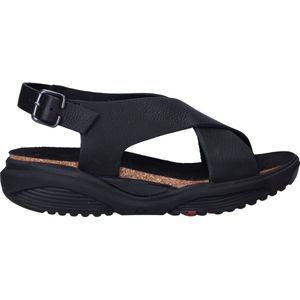 Xsensible - Corfu Stretchwalker - Sandaal - Zwart - Leer