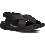 Xsensible - Corfu Stretchwalker - Sandaal - Zwart - Leer