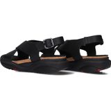 Xsensible - Corfu Stretchwalker - Sandaal - Zwart - Leer