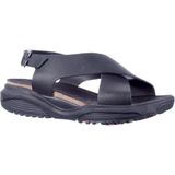 Xsensible - Corfu Stretchwalker - Sandaal - Zwart - Leer