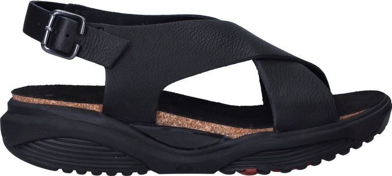 Xsensible - Corfu Stretchwalker - Sandaal - Zwart - Leer