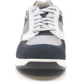 Xsensible - Zurich Stretchwalker - Sneaker - Navy Combi - Stretch Silky/Nubuckleer