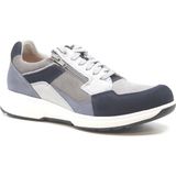 Xsensible - Zurich Stretchwalker - Sneaker - Navy Combi - Stretch Silky/Nubuckleer