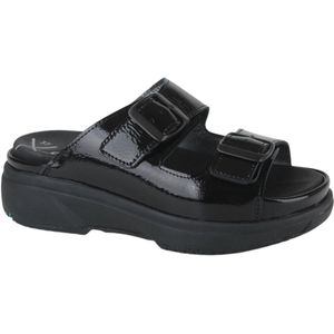 Xsensible - Stretchwalker 30707.5 - Slipper - Zwart - Lakleer