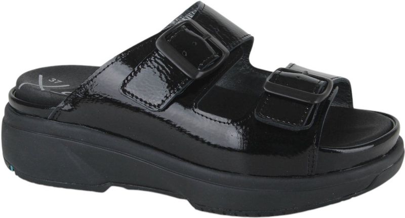 Xsensible - Stretchwalker 30707.5 - Slipper - Zwart - Lakleer