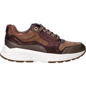 Xsensible - Golden Gate - Sneakers - Brons met Bruin en Paarse Accenten