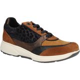 Xsensible - 30229.2 - Casual Veterschoen - Cognac Combi - H-Wijdte