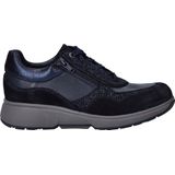 Xsensible - Lima - Sneakers - Donker - Leer - Stretchwalker Technologie