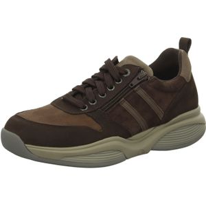 Xsensible - 30073.2 - Casual Veterschoen - Dark Brown Combi - H-wijdte