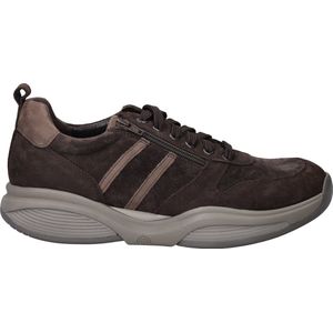 Xsensible - 30073.2 - Casual Veterschoen - Dark Brown Combi - H-wijdte