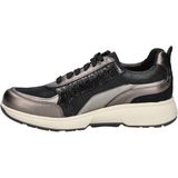 Xsensible - Valletta - Dames Sneaker - Old Silver Combi - Leer/Nubuck