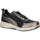 Xsensible - Valletta - Dames Sneaker - Old Silver Combi - Leer/Nubuck