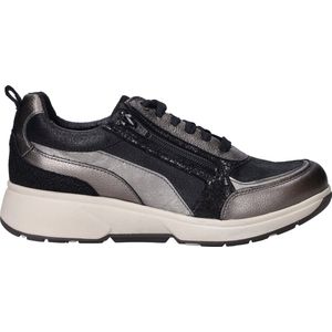 Xsensible - Valletta - Dames Sneaker - Old Silver Combi - Leer/Nubuck