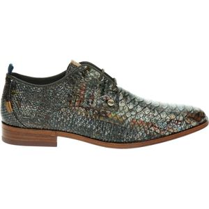 Rehab - Greg Snake Fantasy - Geklede Schoen - Bruin - Leer - All-over Print