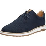 Rehab Nolan Knit Donkerblauw Heren Veterschoenen