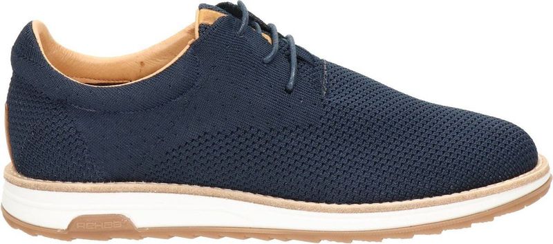 Rehab Nolan Knit Donkerblauw Heren Veterschoenen