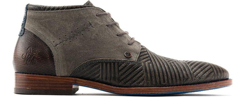 Rehab - Salvador Zig Zag - Nette Schoenen - Zwart - Leer/Suède