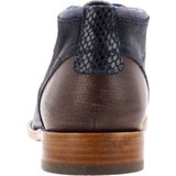 Rehab - Salvador Zig Zag - Nette Schoen - Blauw - Leer - Design met Uniek Zigzag Patroon