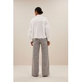 By-Bar Amsterdam Blouse - Korte Oversized Fit - Katoen - Wit
