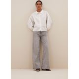 By-Bar Amsterdam Blouse - Korte Oversized Fit - Katoen - Wit