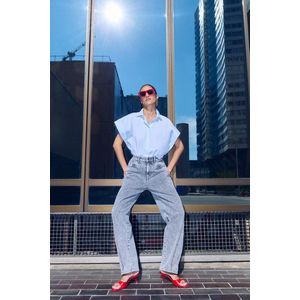 By-Bar - Pixie - Blouse - Chambray - Katoen