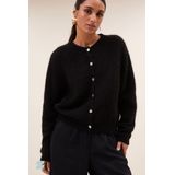 By-Bar Amsterdam - Cleo Natural - Cardigan - Zwart