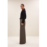 Lissa - Herringbone Pants - Biscuit - 65% Polyester - 19% Lurex - 14% Viscose - 2% Elasthane