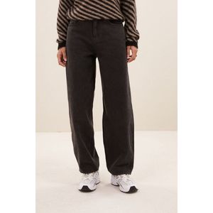 By-Bar - LEW Black Pants - Zwarte Wijde Broek - Dames