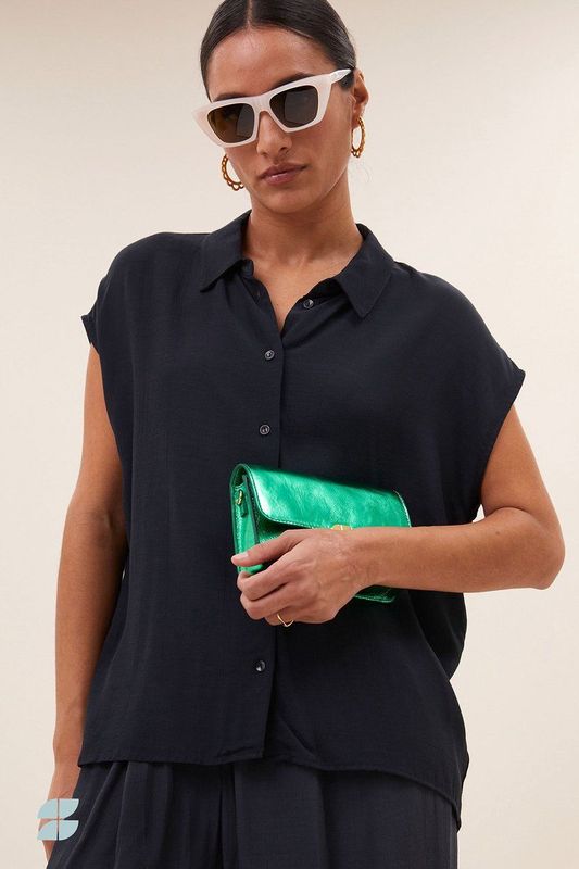 Kiek - Top - Graphite - 100% Ecovero Viscose