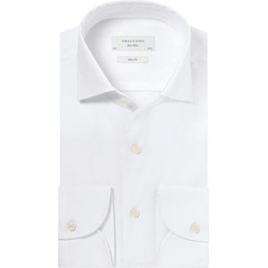 Profuomo - Sky Blue Hemd - Wit - 100% Katoen - Slim Fit