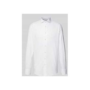 Profuomo - Sky Blue Overhemd - Wit - Effen