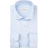 Profuomo - Travel Shirt - Lichtblauw - Katoen - Non Iron