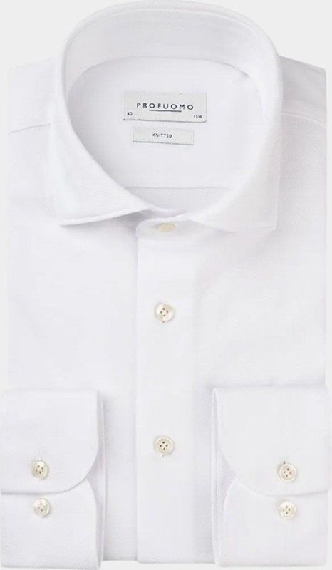 Profuomo - Overhemd - Wit - Katoen