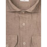 Profuomo Business hemd lange mouw Beige PPTH100065/