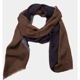 Profuomo Shawl Blauw scarf woven olive PPQS30018C/