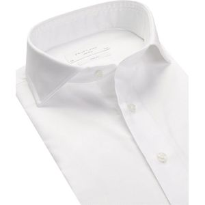 Profuomo - Sky Blue Overhemd - Wit - Royal Oxford - 100% Katoen