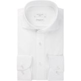 Profuomo - Overhemd - Wit - Japanese Knitted - Heren - Slim Fit