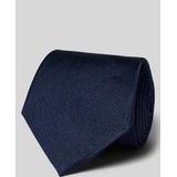 Profuomo stropdas - zijde - navy blauw