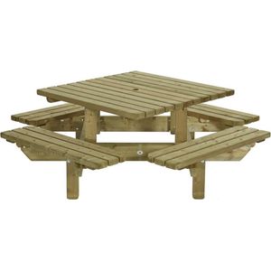 Picknicktafel Vierkant 195x195