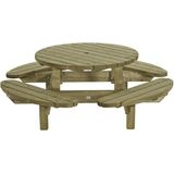 Houten Picknicktafel Ron - 210cm