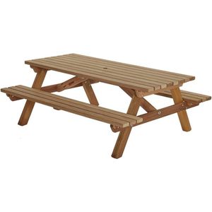 Houten Picknicktafel 200x160cm, hardhout