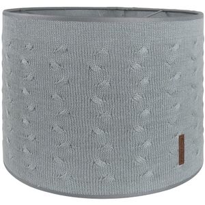 Baby's Only Gebreide lampenkap babykamer - Hanglamp Cable - Grijs - Ø30 cm - Inclusief pendel - E27 fitting - 60 watt