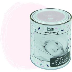 Baby's Only Muurverf mat voor binnen - Babykamer & kinderkamer - Classic Roze - 1 liter - Op waterbasis - 8-10m² schilderen - Makkelijk afneembaar